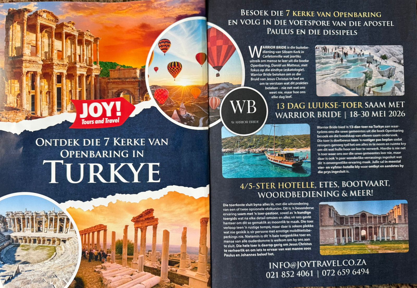 Turkye Toer 2026 – Ontdek die 7 Kerke van Openbaring